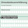 Umsatzsteuererklärung Formular 2023 (Deutschland)